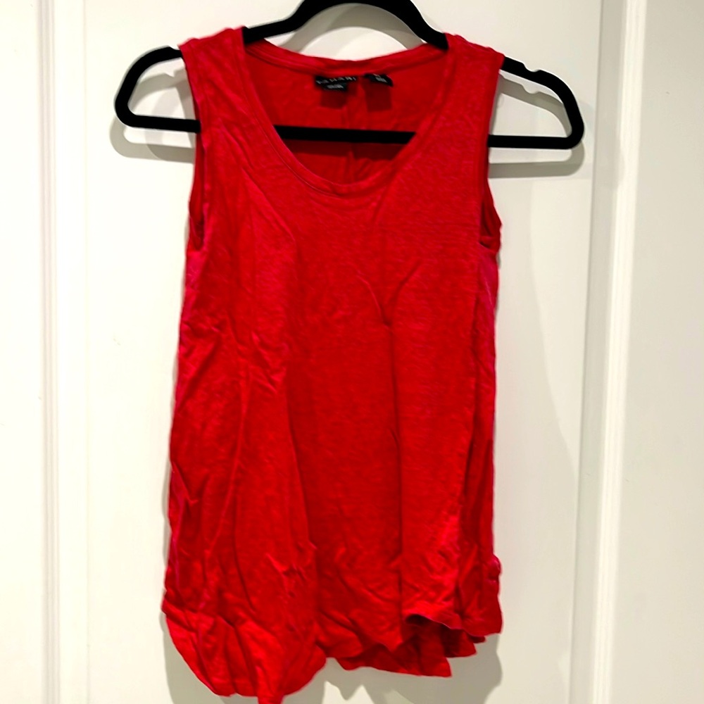 Tahari Tank Red Tank Top
